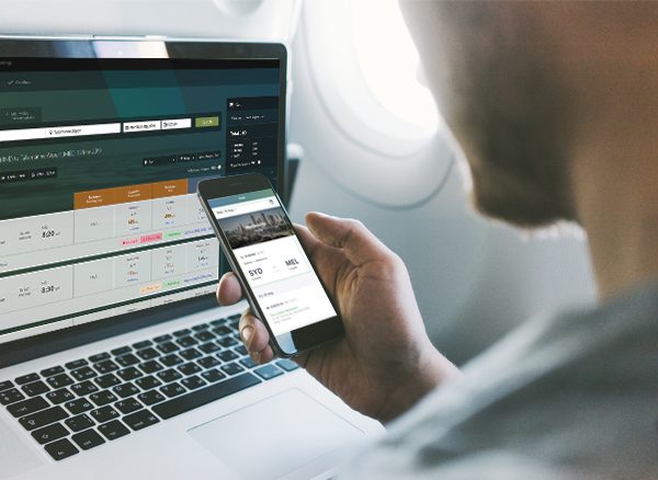 Traveller using Mobile App