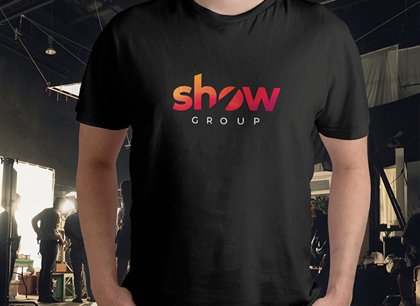 Show Group staff wearing t-shirt